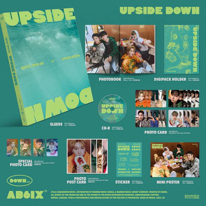 AB6IX - UPSIDE DOWN 10º ÁLBUM EP [VERSIÓN FOTOGRÁFICA]