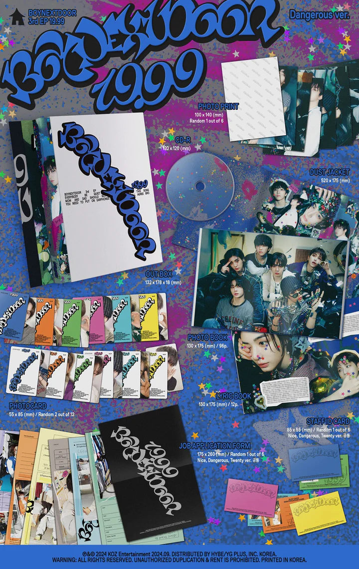 BOYNEXTDOOR - 19.99 3ER ÁLBUM EP