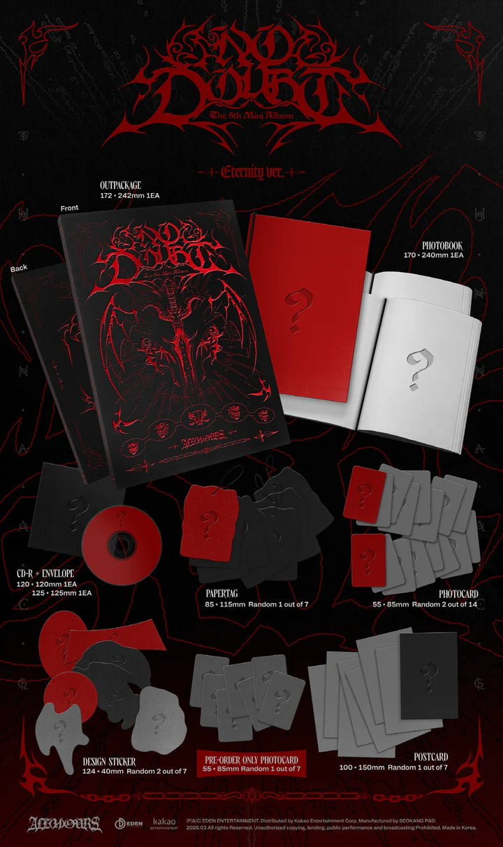 ALL(H)OURS - NO DOUBT 5TH MINI ALBUM