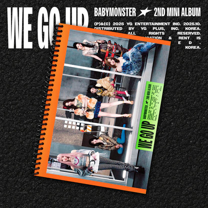 BABYMONSTER - WE GO UP 2DO MINI ÁLBUM [FOTOLIBRO GO VER.]
