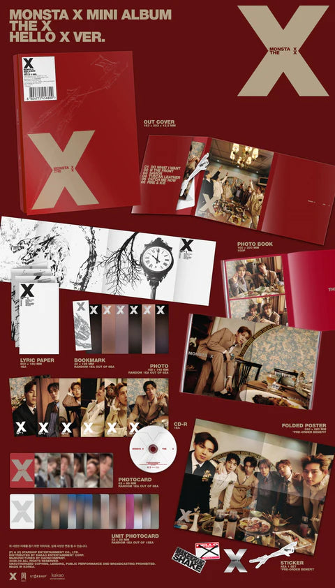 MONSTA X - THE X 13TH MINI ALBUM