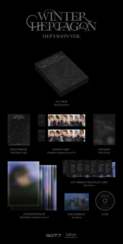 GOT7 - WINTER HEPTAGON MINI ALBUM