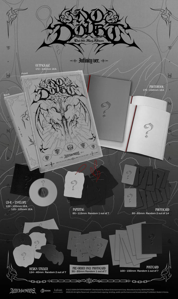 ALL(H)OURS - NO DOUBT 5TH MINI ALBUM