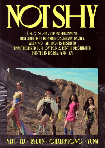ITZY - NOT SHY 3ER MINI ÁLBUM