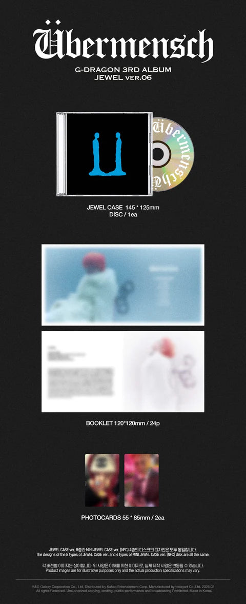 G-DRAGON (GD) - UBERMENSCH VOL.3 [JEWEL VER.]