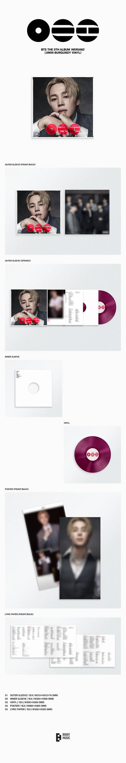 BTS - ARIRANG 5TH ALBUM [STANDARD VINYL VER.]