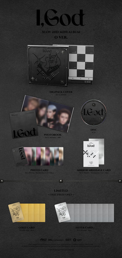 (PRE-ORDER) XLOV - I, GOD 2ND MINI ALBUM POB