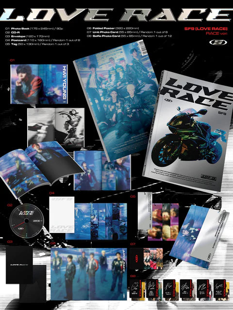 SF9 - LOVE RACE 15º MINI ÁLBUM