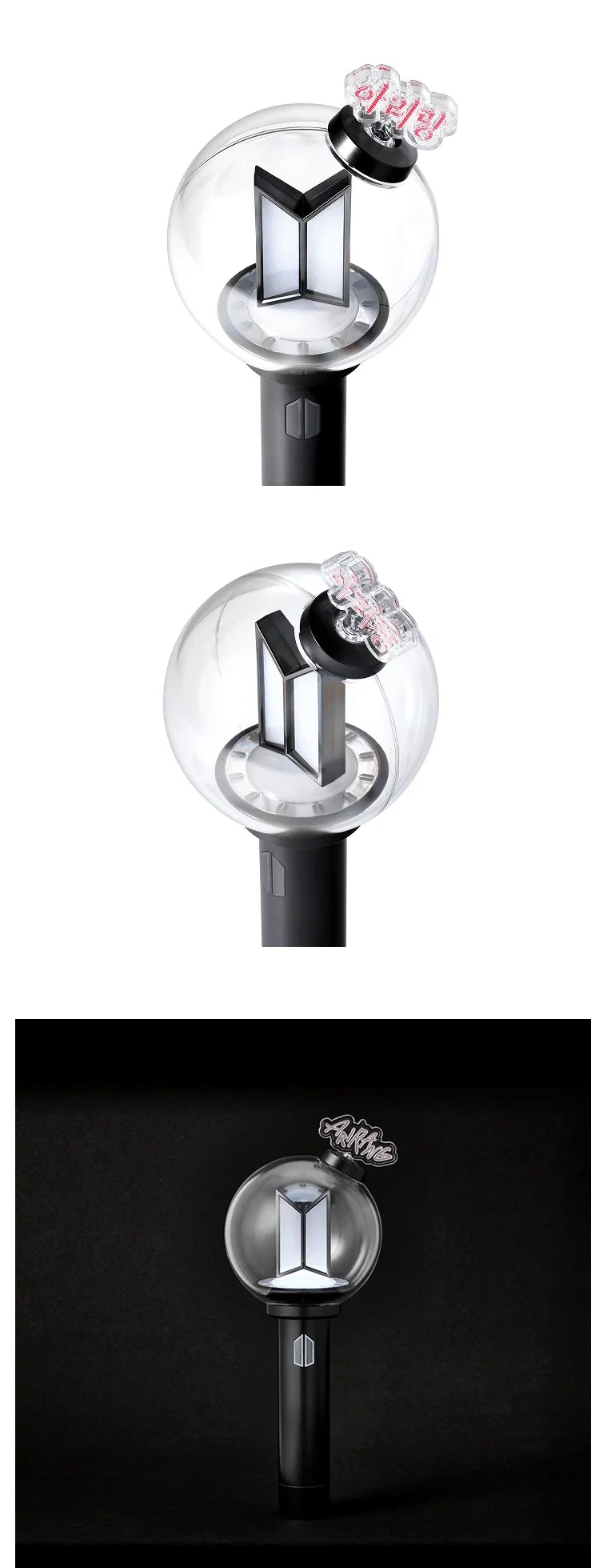 BTS OFFICIAL LIGHT STICK VER.4 PARTS TOUR VER. [ARIRANG KOREAN]