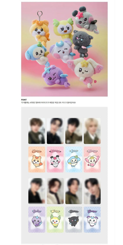 (PRE-ORDER) ATEEZ - MIGHTEEZ MD WONDER FAIRY LINEFRIENDS PLUSH KEYRING