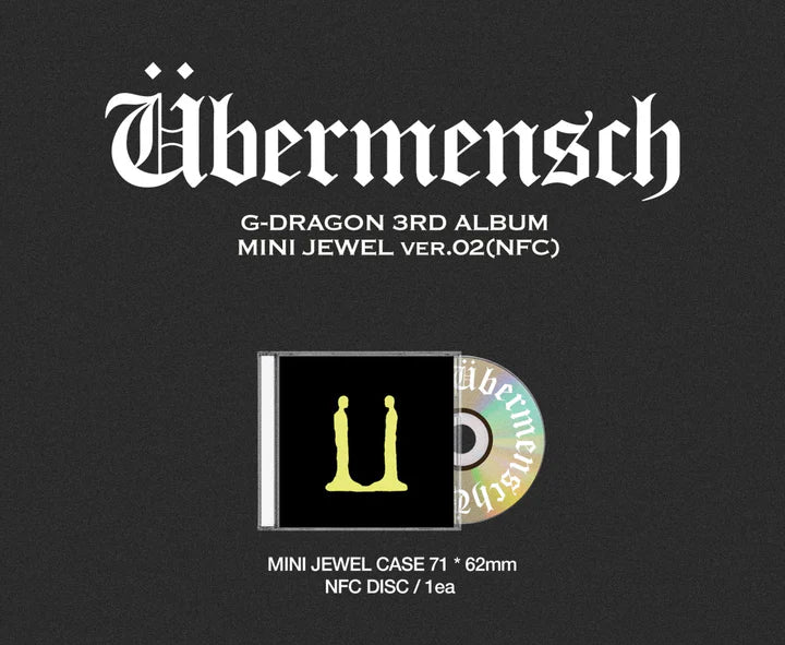 G-DRAGON (GD) - UBERMENSCH VOL.3 [MINI JEWEL VER.]