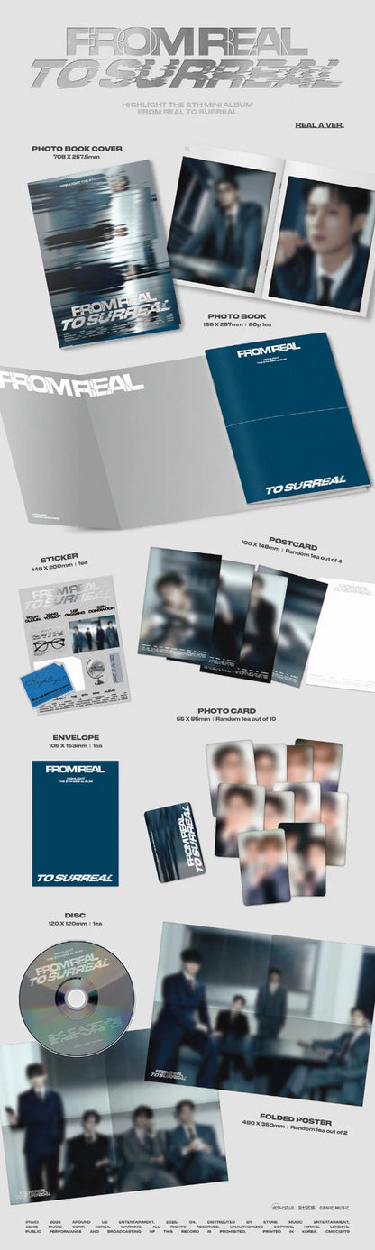 HIGHLIGHT - FROM REAL TO SURREAL 6TH MINI ALBUM [STANDARD VER.]