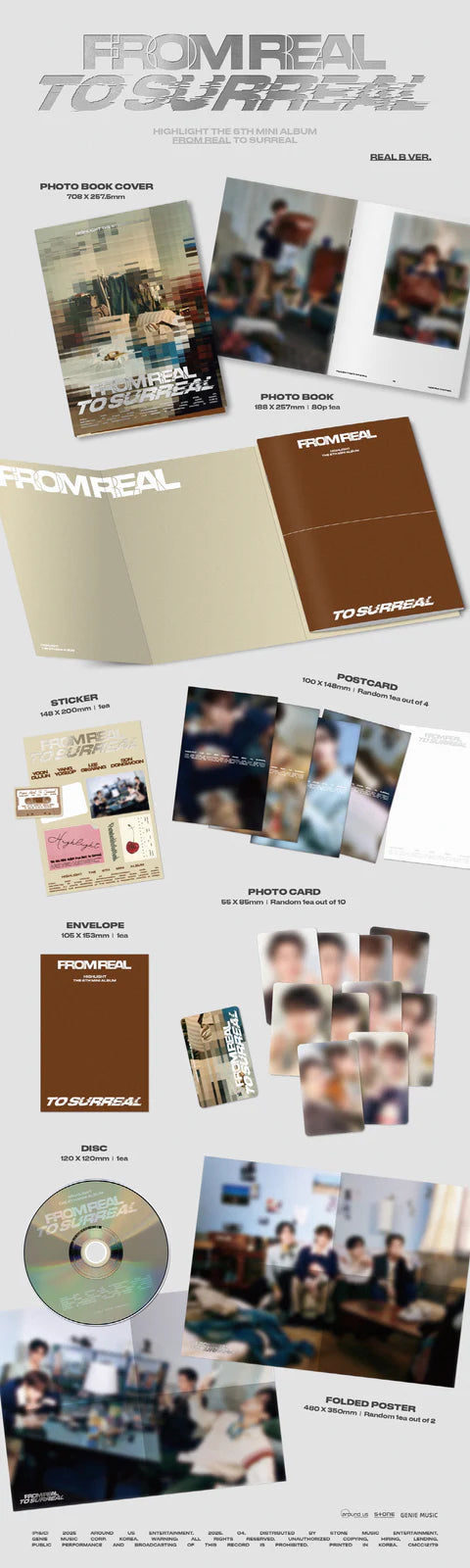 HIGHLIGHT - FROM REAL TO SURREAL 6TH MINI ALBUM [STANDARD VER.]