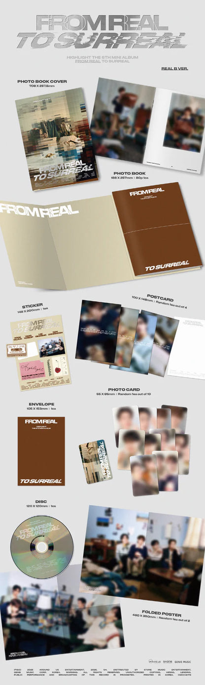HIGHLIGHT - FROM REAL TO SURREAL 6TH MINI ALBUM [STANDARD VER.]