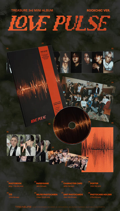 TREASURE - LOVE PULSE 3RD MINI ALBUM