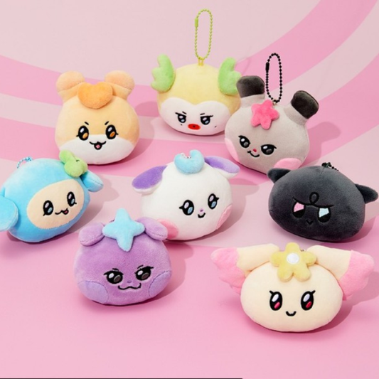 ATEEZ - MIGHTEEZ LINEFRIENDS POP UP MD PLUSH FACE KEYRING