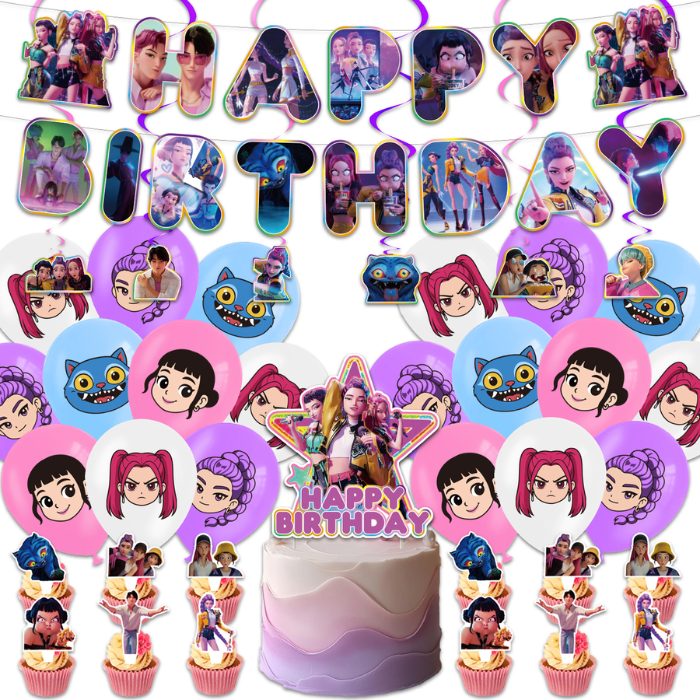 BIRTHDAY PARTY SUPPLIES HUNTR/X VER.2