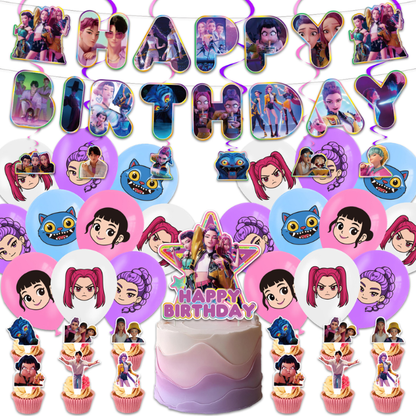 BIRTHDAY PARTY SUPPLIES HUNTR/X VER.2