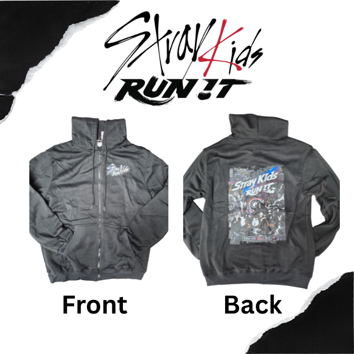STRAY KIDS - RUN IT HOODIE FANMADE [VER.2]