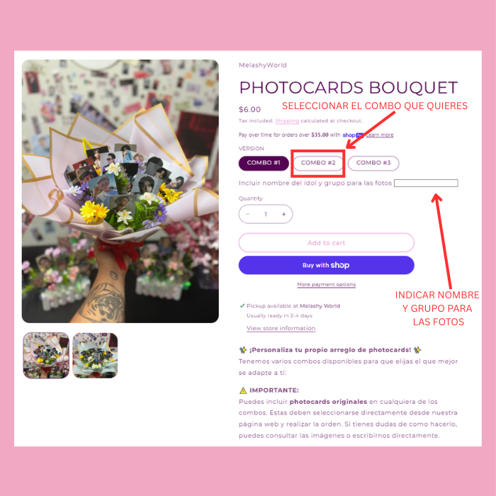 RAMO DE FOTOTARJETAS