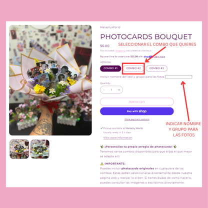 RAMO DE FOTOTARJETAS