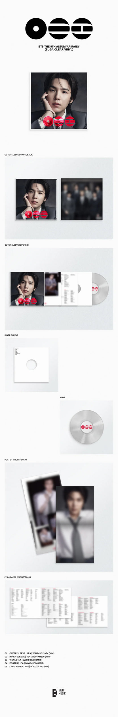 BTS - ARIRANG 5TH ALBUM [STANDARD VINYL VER.]