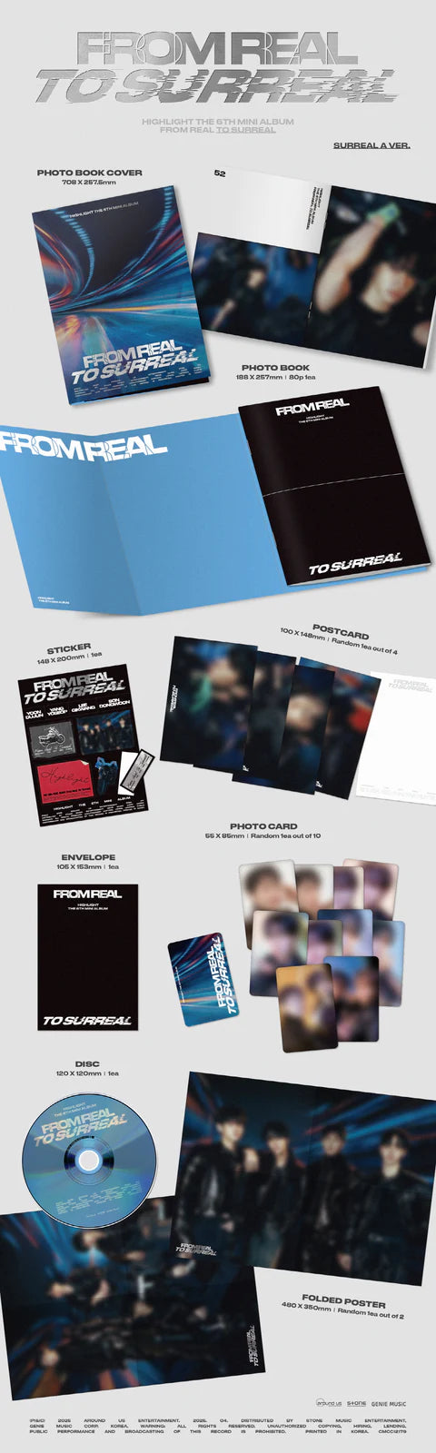 HIGHLIGHT - FROM REAL TO SURREAL 6TH MINI ALBUM [STANDARD VER.]