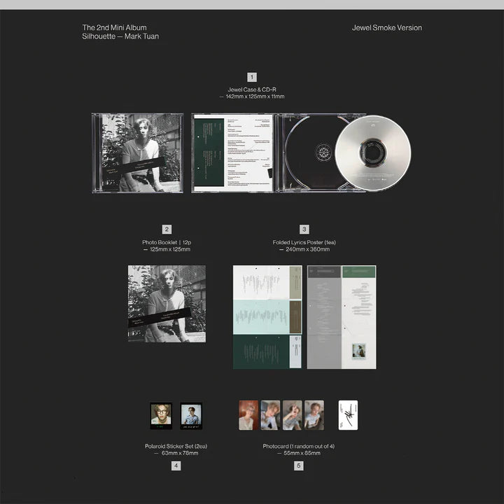 MARK TUAN (GOT7) - SILHOUETTE 2ND MINI ALBUM [JEWEL VER.]
