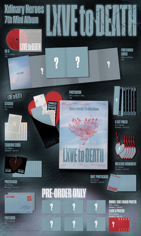 XDINARY HEROES - LXVE TO DEATH 7º MINI ÁLBUM [VERSIÓN PHOTOBOOK]