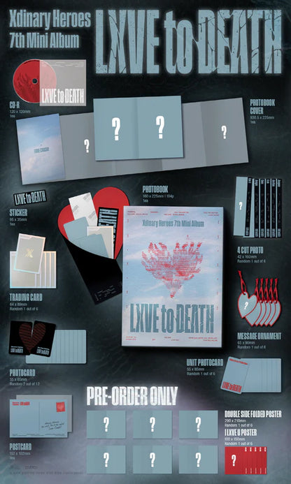 XDINARY HEROES - LXVE TO DEATH 7º MINI ÁLBUM [VERSIÓN PHOTOBOOK]