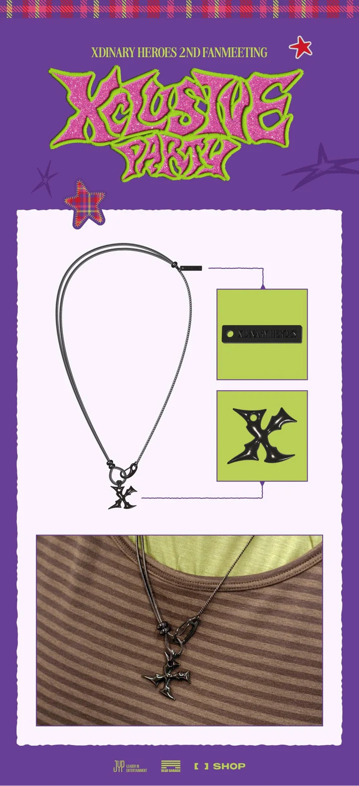(PRE-ORDER) XDINARY HEROES - XCLUSIVE PARTY 2ND FANMEETING OFFICIAL MD NECKLACE