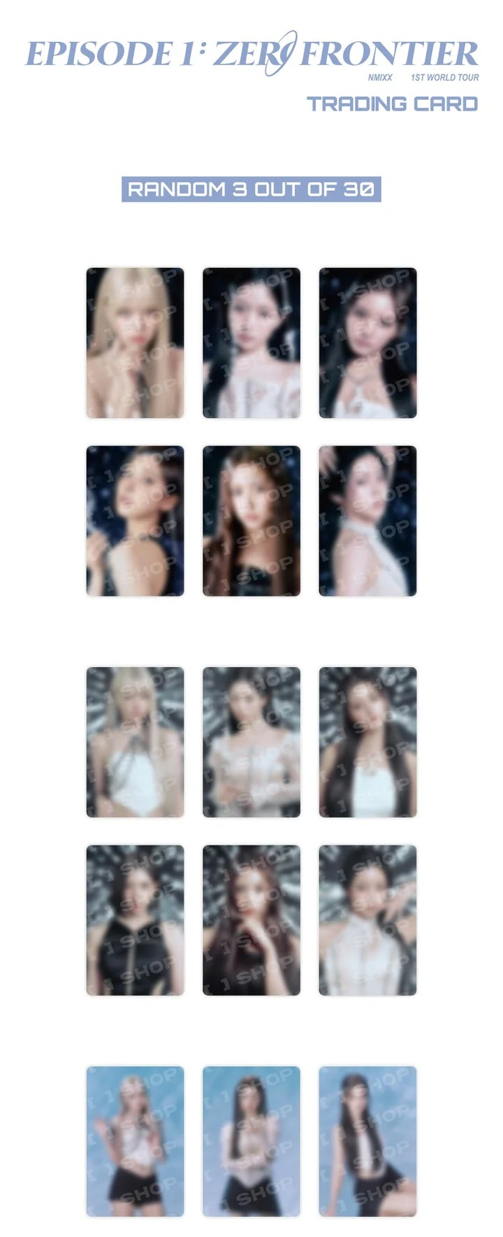 NMIXX - EPISODE 1: ZERO FRONTIER 1ST WORLD TOUR IN INCHEON MD TRADING CARD