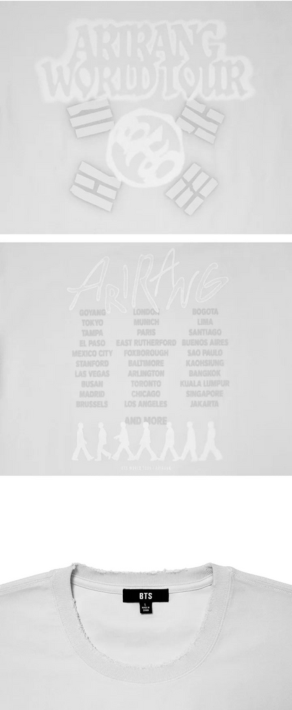 (PRE-ORDER) BTS - ARIRANG WORLD TOUR MD S/S T-SHIRT GRAY [RELEASE IN JUNE]