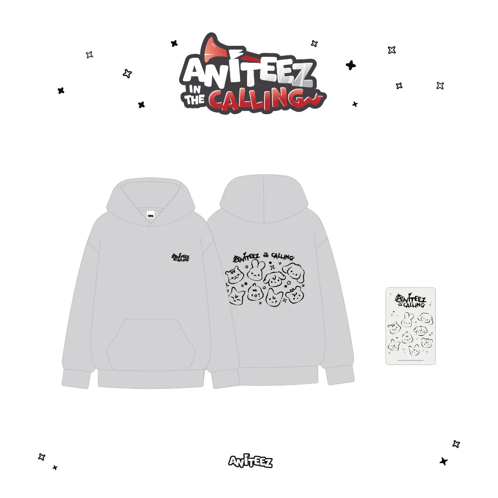 ATEEZ - SUDADERA CON CAPUCHA ANITEEZ IN THE CALLING MD