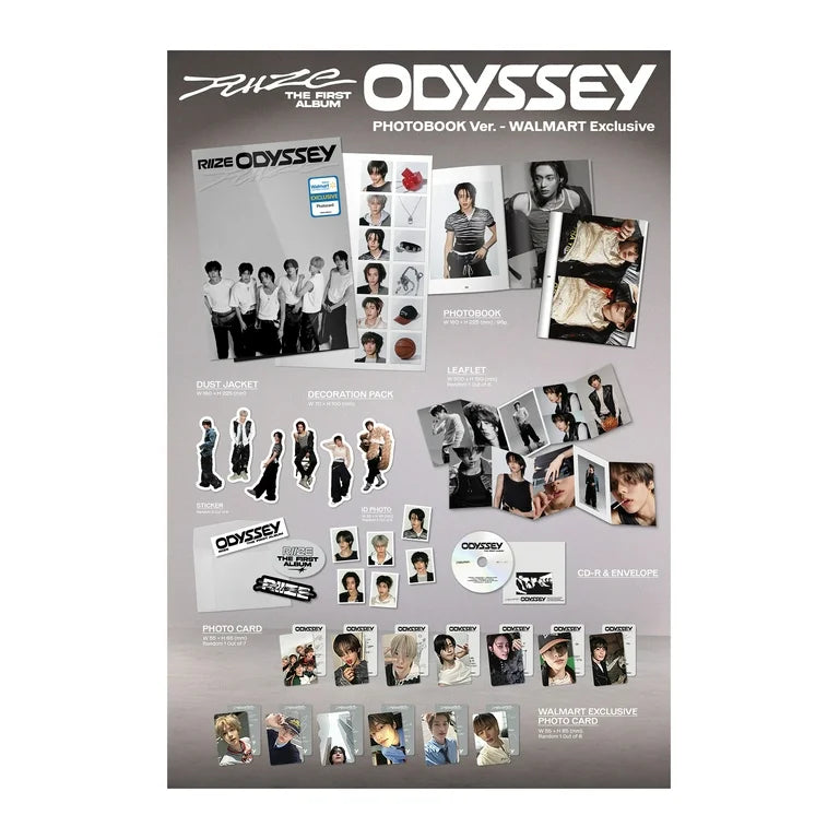 RIIZE - ODYSSEY 1ST ALBUM [PHOTOBOOK VER.]