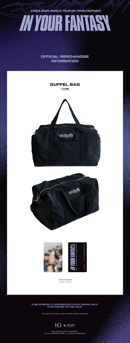 ATEEZ - IN YOUR FANTASY IN INCHEON 2025 WORLD TOUR MD DUFFEL BAG
