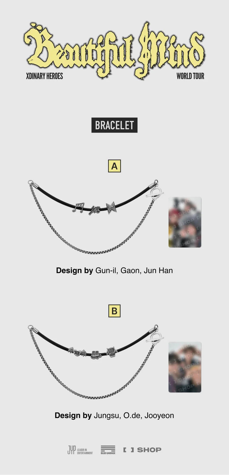 XDINARY HEROES - BEAUTIFUL MIND WORLD TOUR IN SEOUL OFFICIAL MD BRACELET