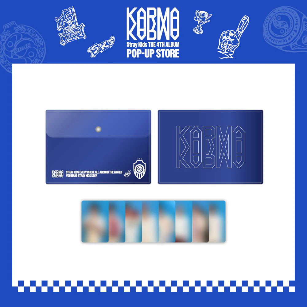 STRAY KIDS - BOLSA DE PVC DE LA TIENDA POP-UP DE KARMA MD