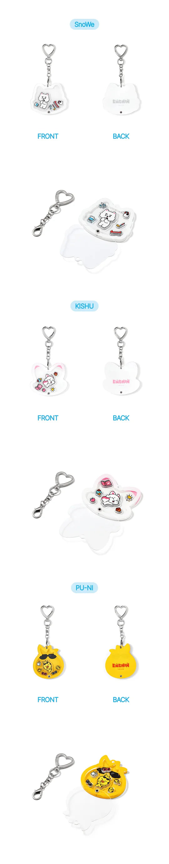 (PRE-ORDER) ENHYPEN - ENCHIN OFFICIAL CHARACTER MD SHAKER KEYRING