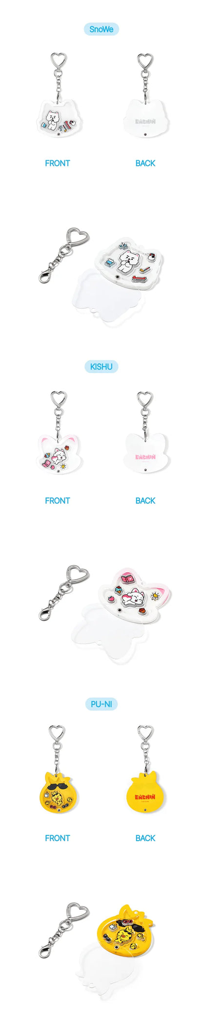 (PRE-ORDER) ENHYPEN - ENCHIN OFFICIAL CHARACTER MD SHAKER KEYRING