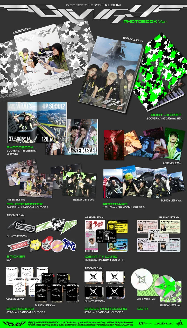NCT127 - BLINGY 7TH ALBUM