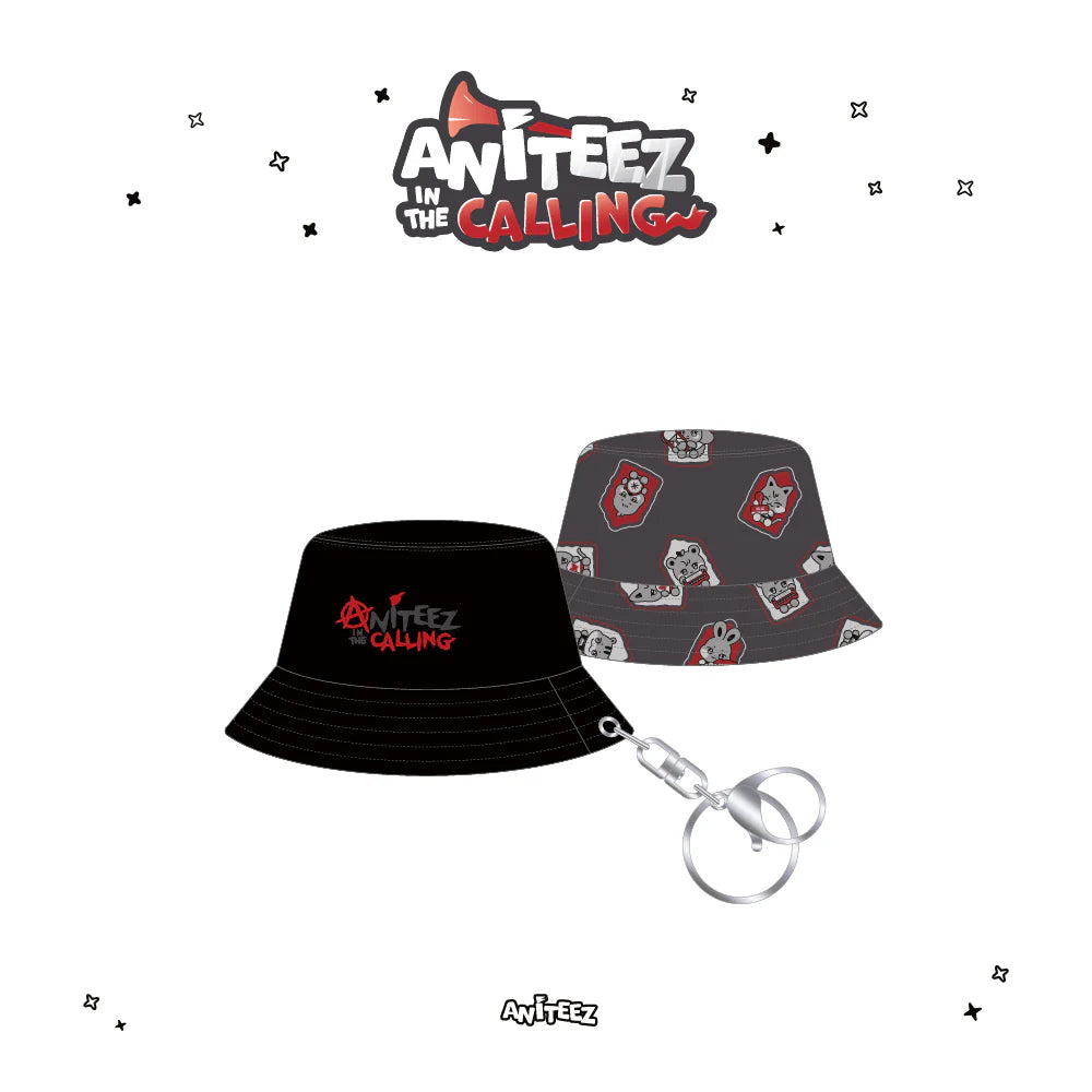 ATEEZ - LLAVERO CON SOMBRERO DE PESCA DE ANITEEZ EN THE CALLING MD