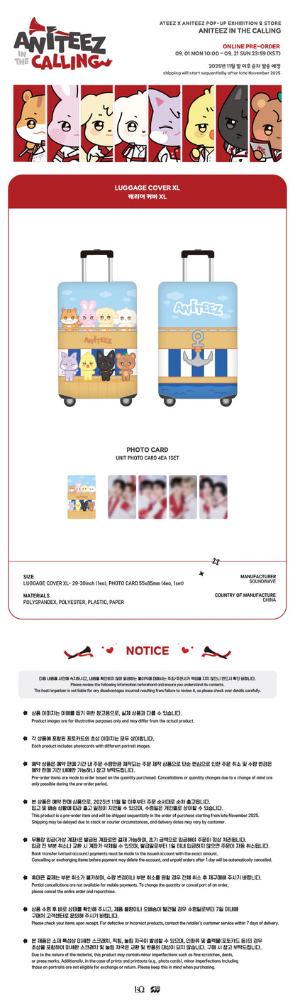 ATEEZ - ANITEEZ IN THE CALLING MD LUGGAGE COVER ANITEEZ VER. (XL)