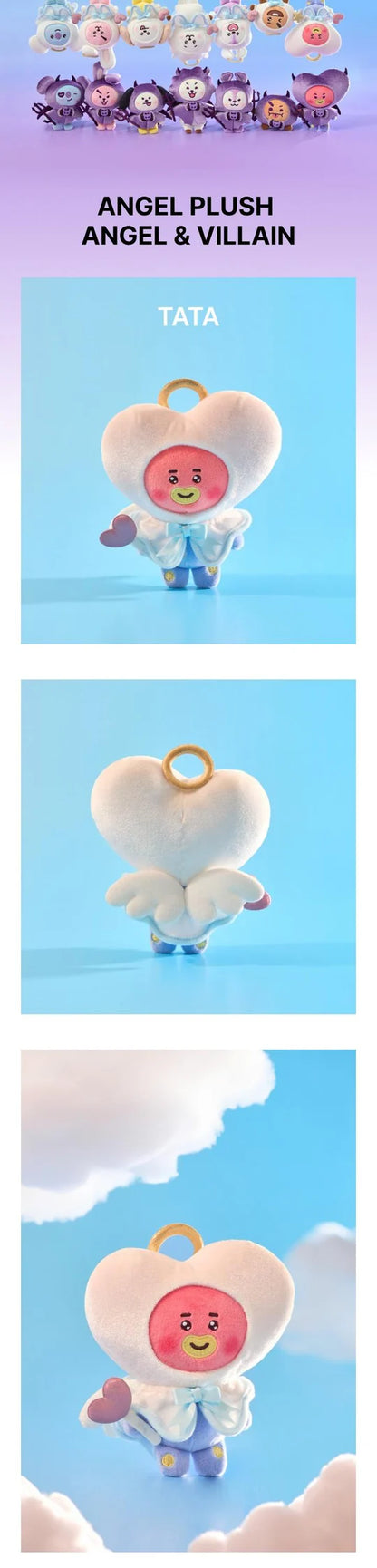 BTS - BT21 ANGEL &amp; VILLAIN OFICIAL MD ANGEL PLUSH