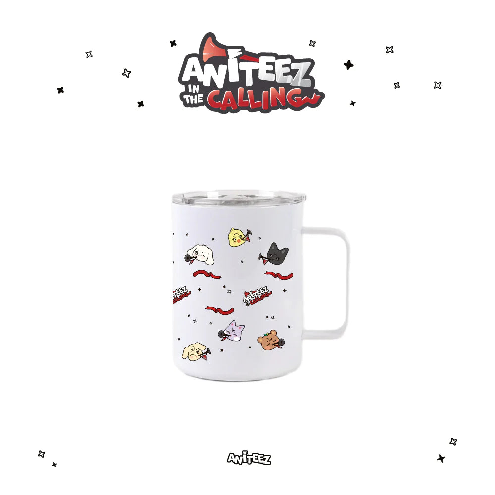 ATEEZ - ANITEEZ EN LA LLAMADA MD TAZA DE ACERO INOXIDABLE