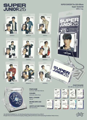 SUPER JUNIOR - SUPER JUNIOR 25 12.º [VERSIÓN MINI] ALEATORIO