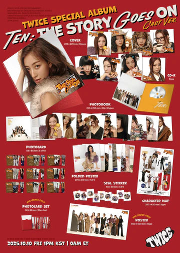 TWICE - TEN: THE STORY GOES ON [CAST VER.]