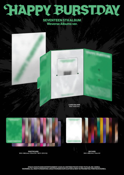 SEVENTEEN - FELIZ BURSTDAY 5TO ÁLBUM [WEVERSE VER.]