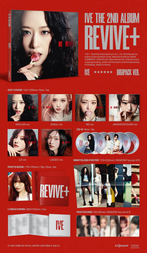 IVE - REVIVE+ 2ND ALBUM [VER. DIGIPACK]