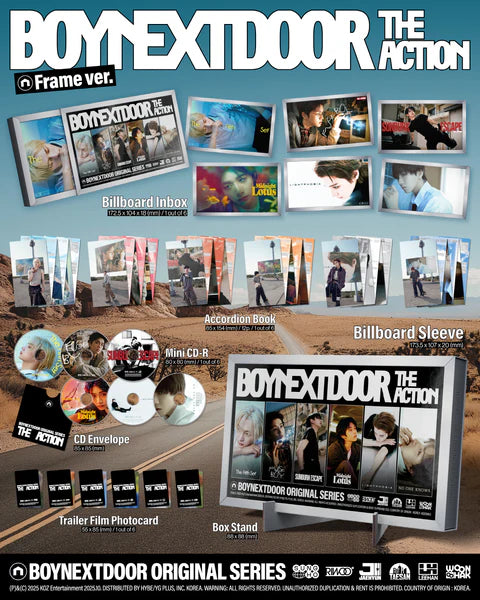 BOYNEXTDOOR - EL 5º ÁLBUM EP DE ACCIÓN [VERSIÓN FRAME]